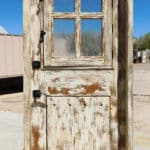 door with shutter back