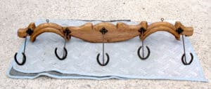 ox yoke hat rack