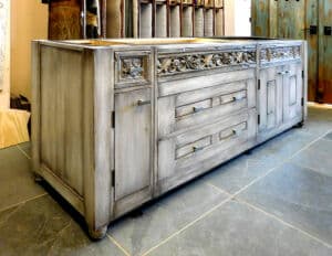 custom kitchen cabinetry angle