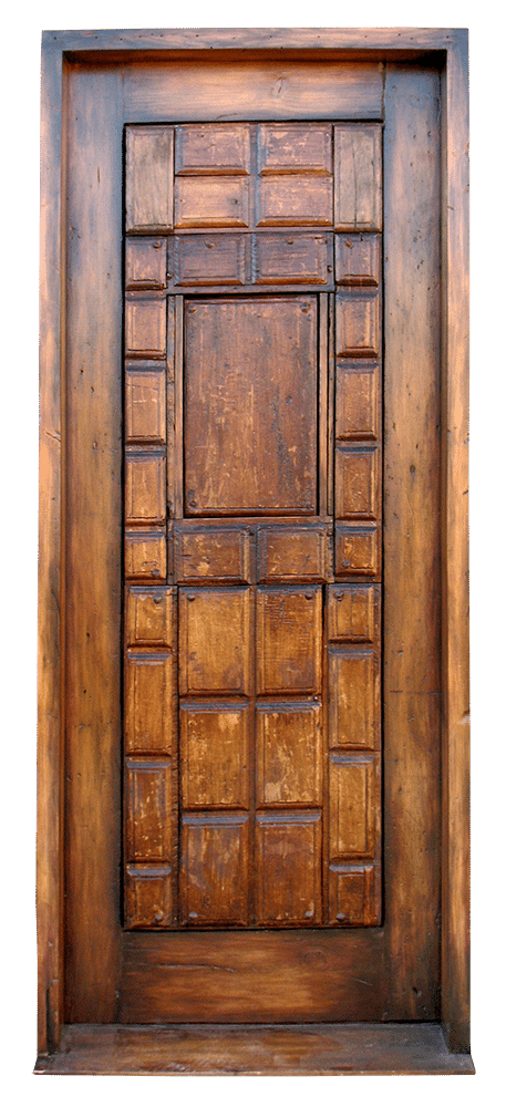 Door with overlay