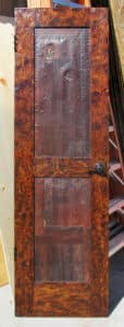 door with tin panels new color front