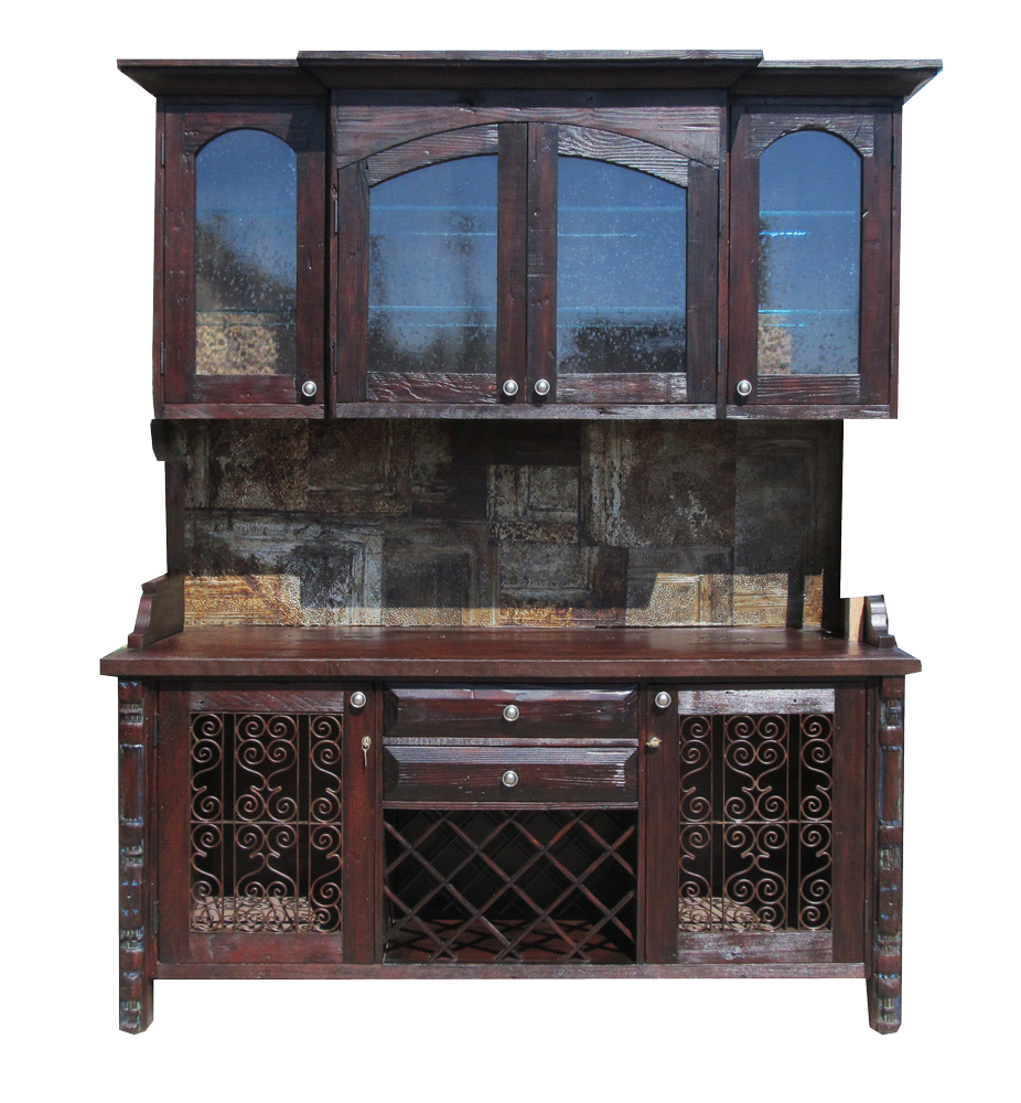 Custom home bar cabinet
