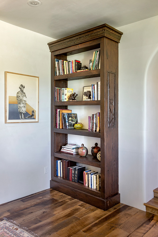 custom living room bookshelves