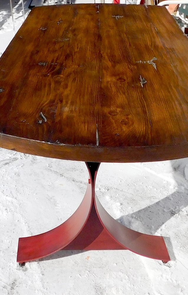 custom iron table legs