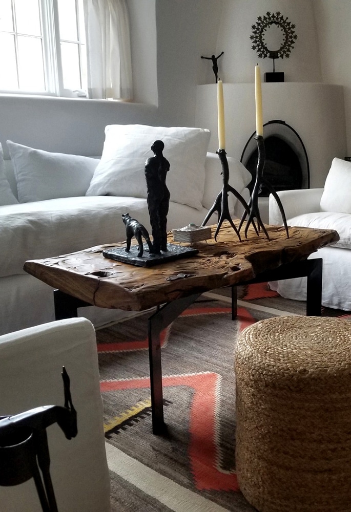 Rustic Sabino Wood Coffee Table