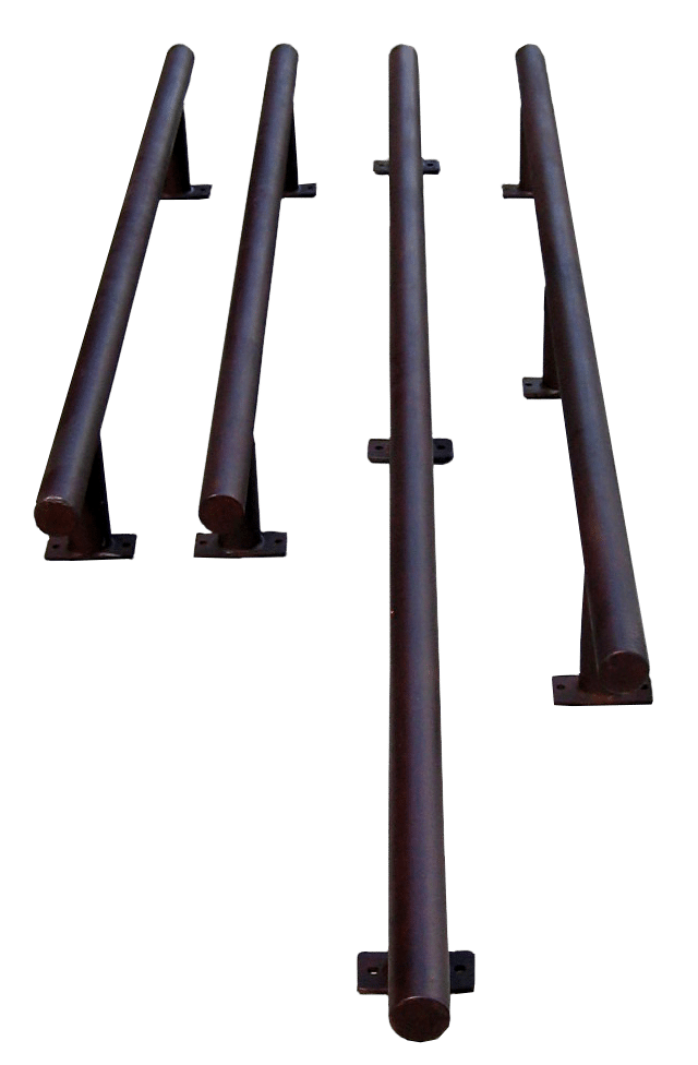 7458A-Foot-Rails-Group Custom forged bar foot rails
