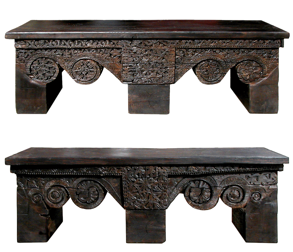 7531C-Benches-set Set of Two Benches
