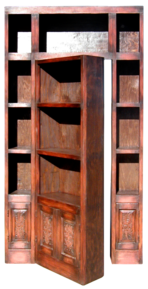 Secret bookshelf door