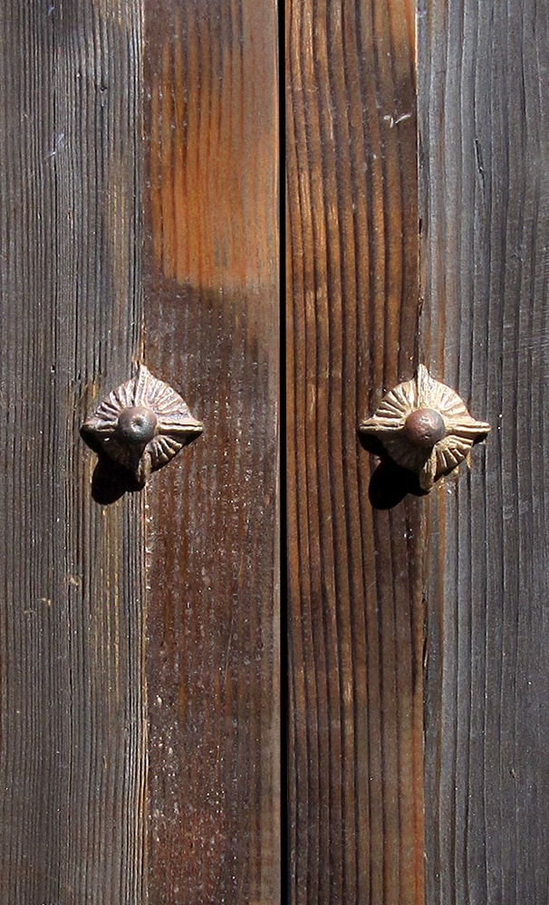 abstract floral clavos detail