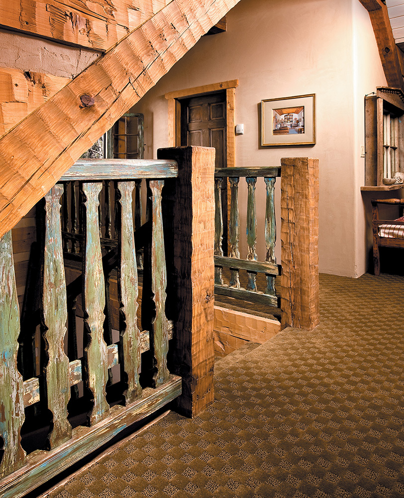 Custom staircase railing