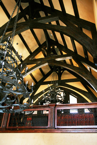 Salvaged heavy timber truss
