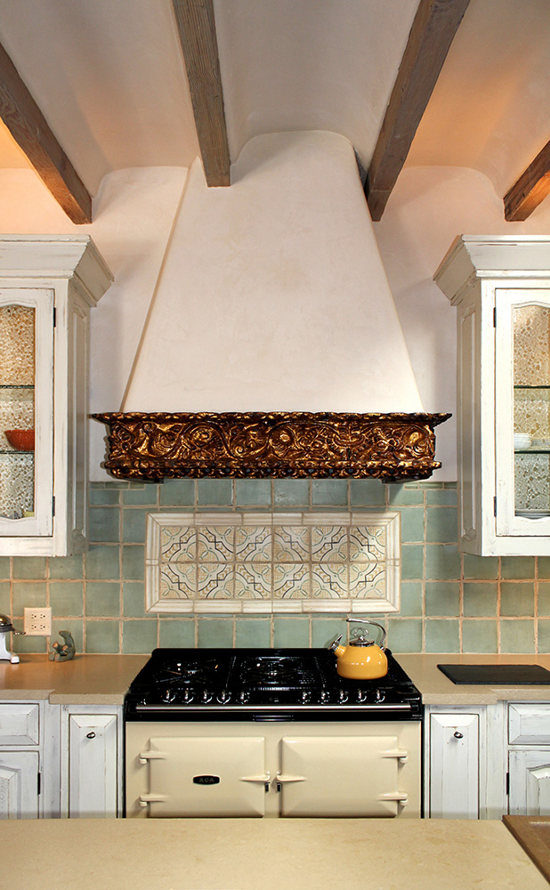 Antique Panel Stove Hood