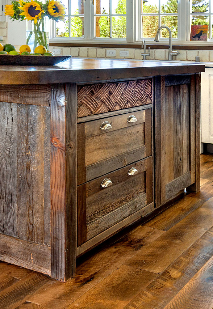 Rustic Kitchen Island
