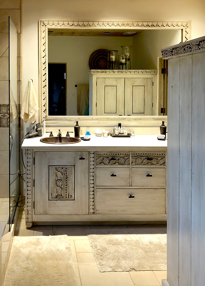 Bath Vanity & Mirror