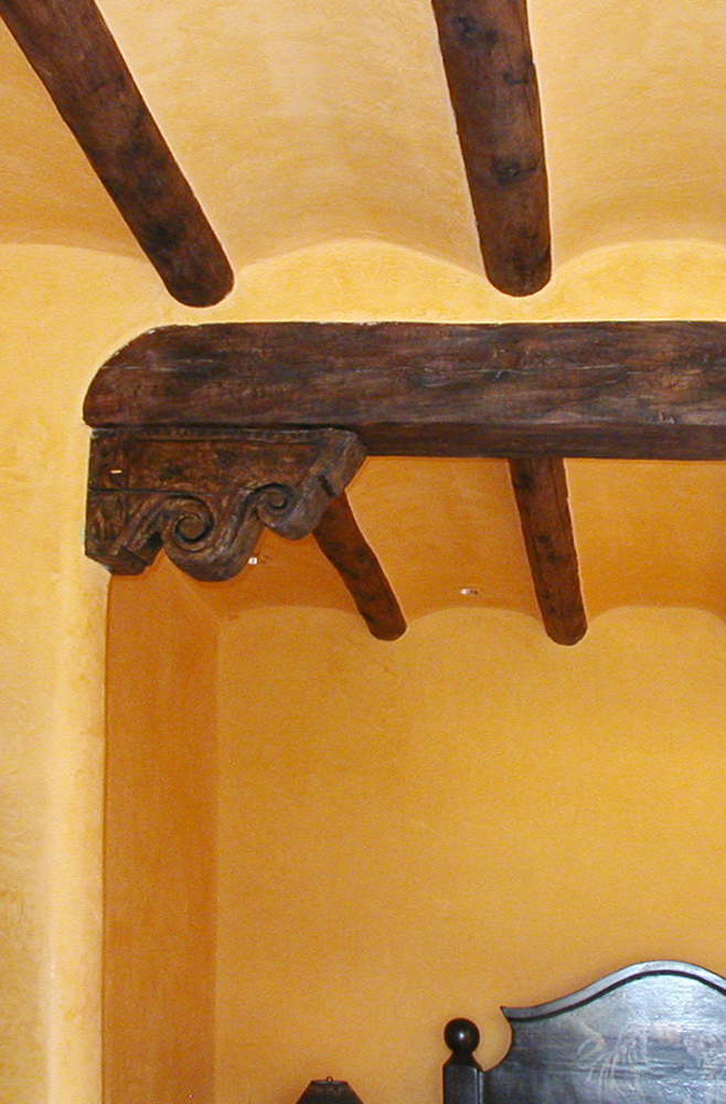 Antique beams headers and corbels