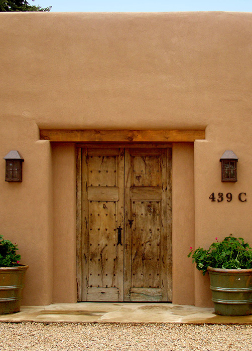 Antique Mexican gates with header