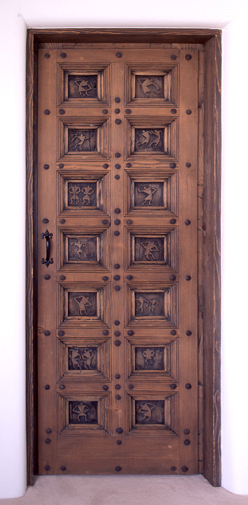 5477A-Bedroom-Door-L custom wood interior door