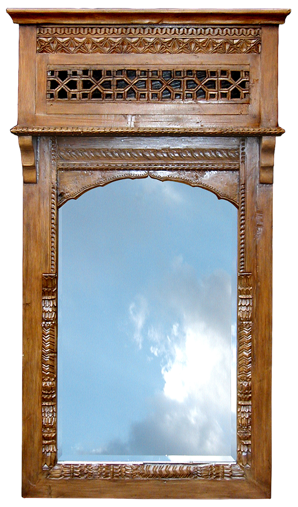 elaborately carved mirrors