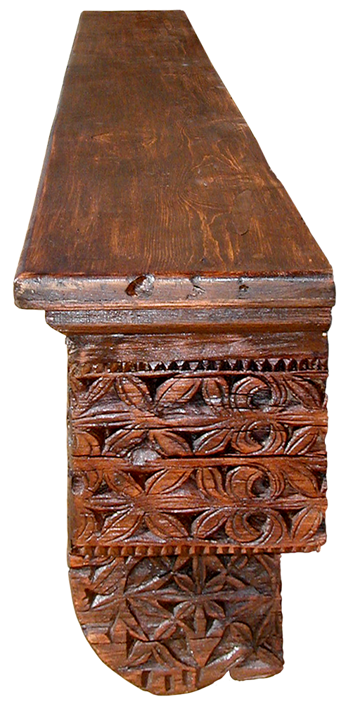 7533A-Mantle fireplace mantel with carving
