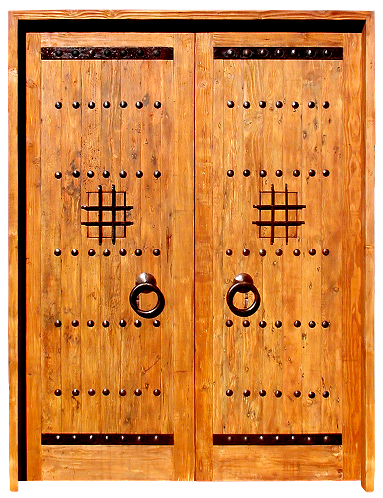 7605A-Gates Gate with grilled peep doors