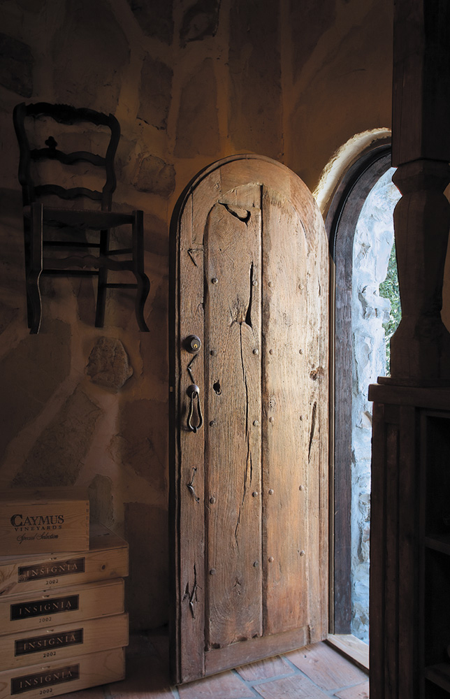 wine cellar door