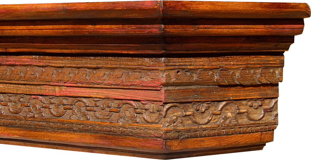 carved inlay fireplace mantel