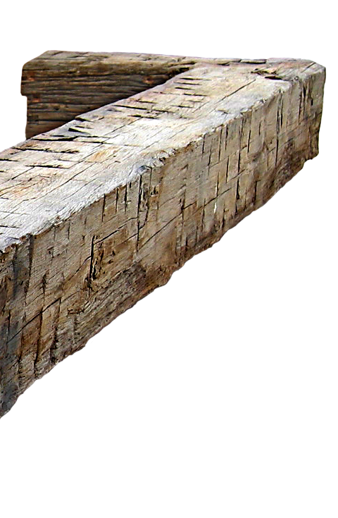 Heavy timber mantel