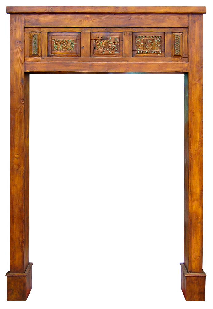 doorway surrounds with carved panels