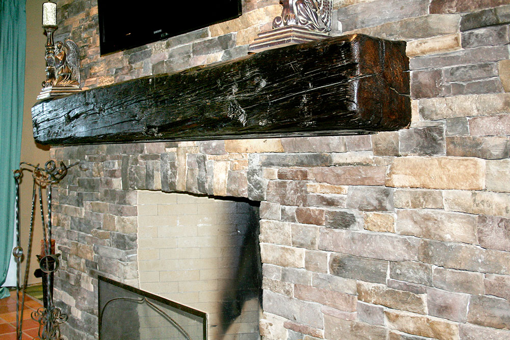 8946-01-Mantels-Install-2.jpg fireplace mantel heavy timber