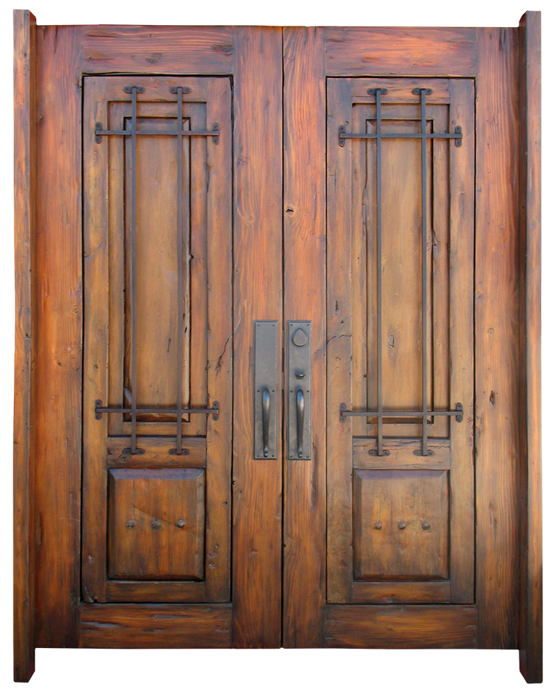 Gate with grilled shutters