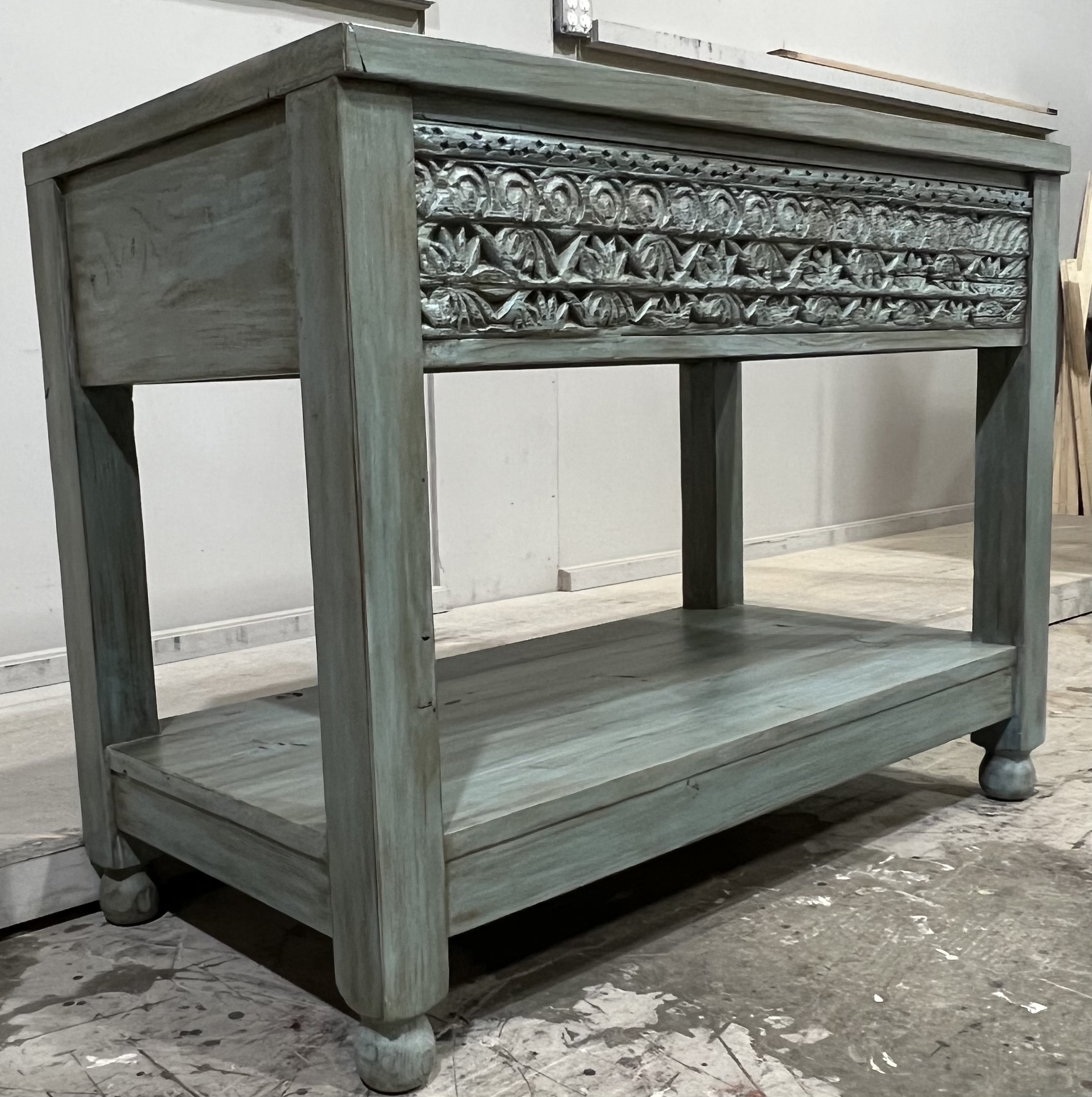 11663-05-bathvanity2 Bath Vanity with Antique Carving