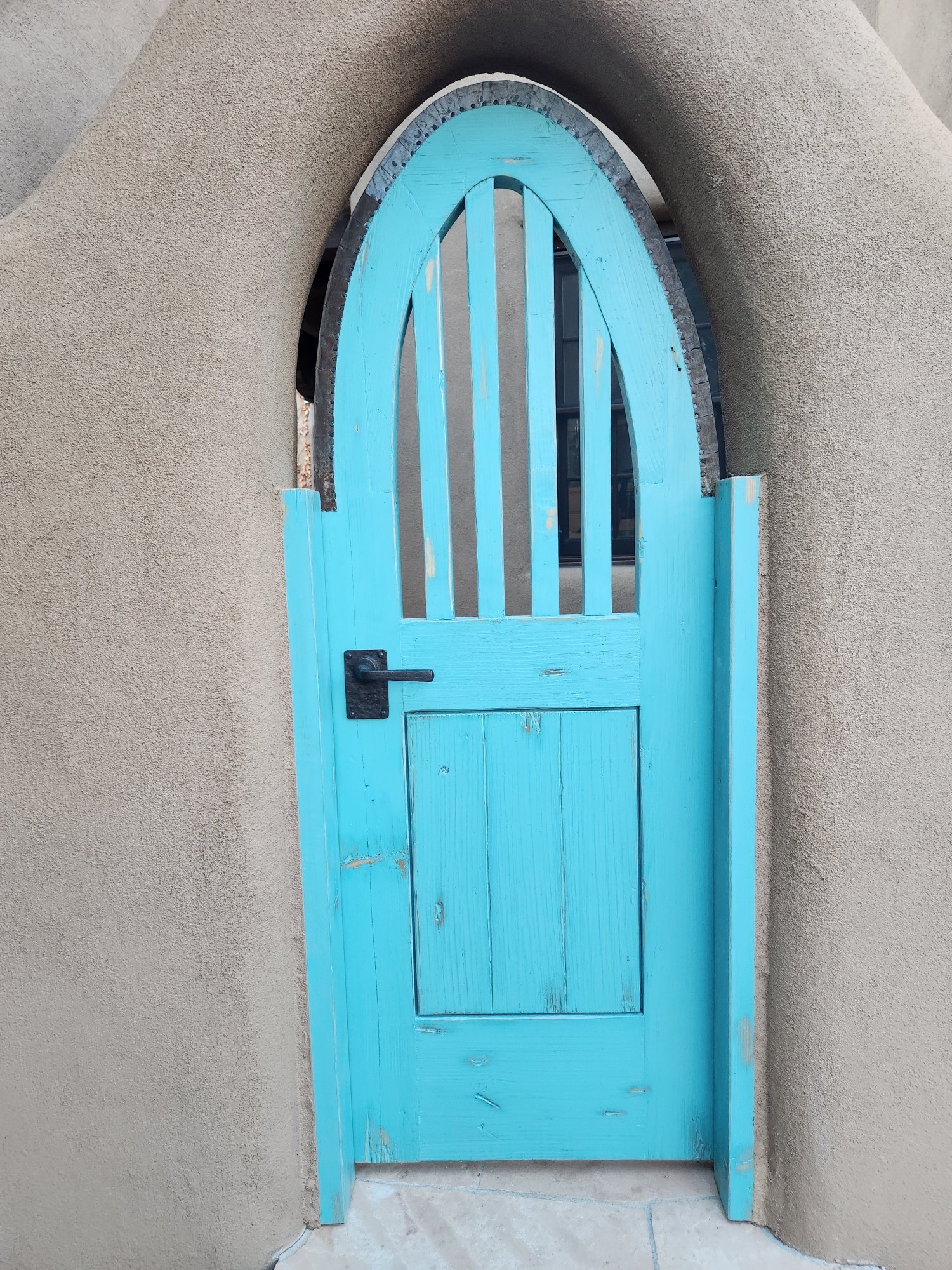 Blue Arched Gate