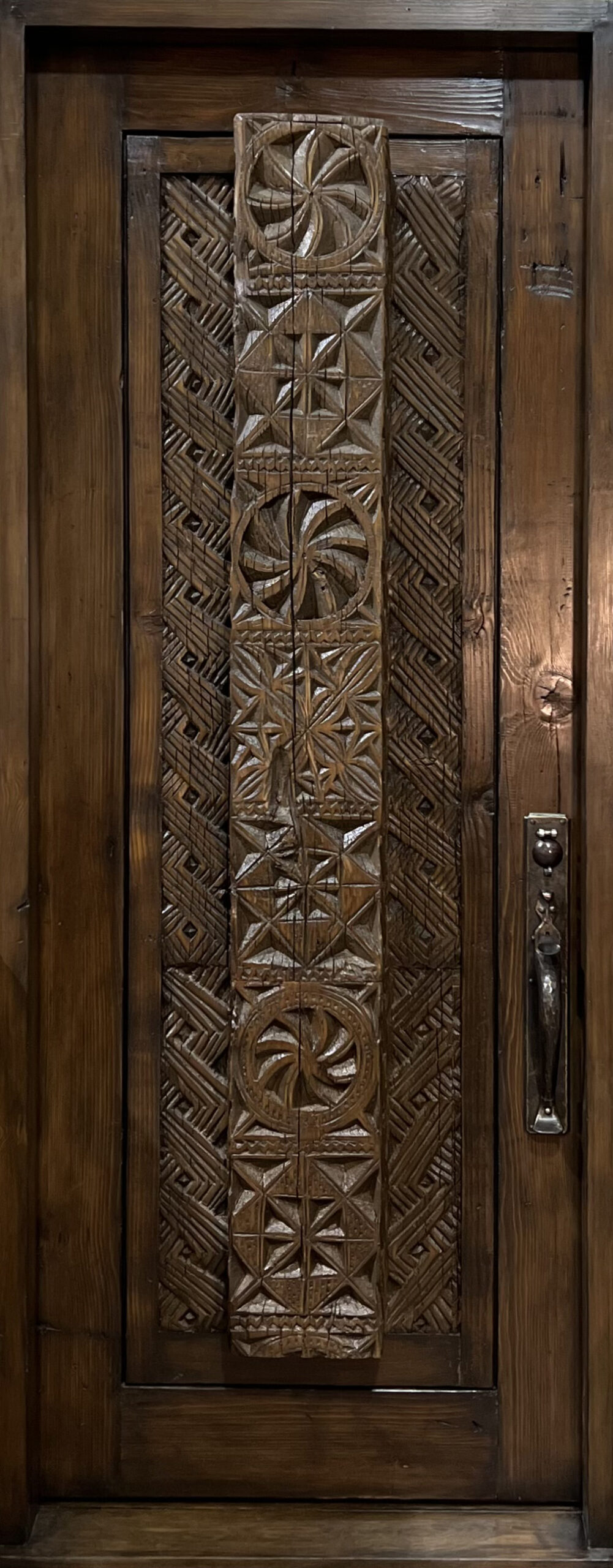 Exterior Door with Antique Column
