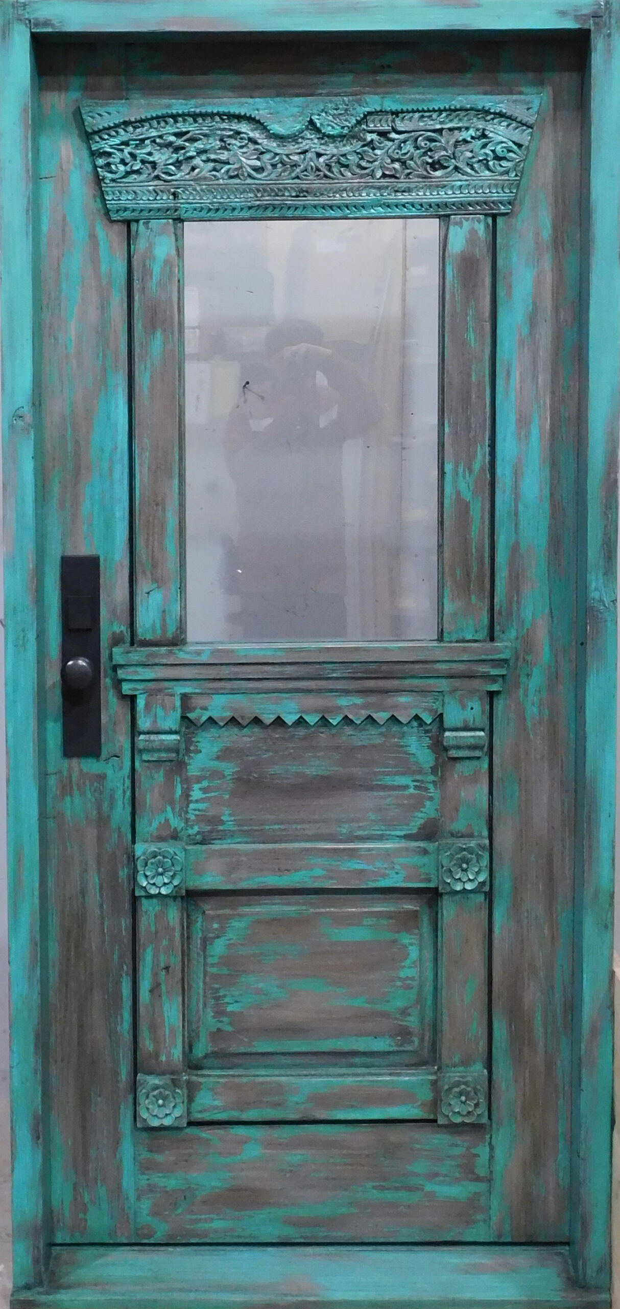 Kitchen Entry Door with Antique Panels