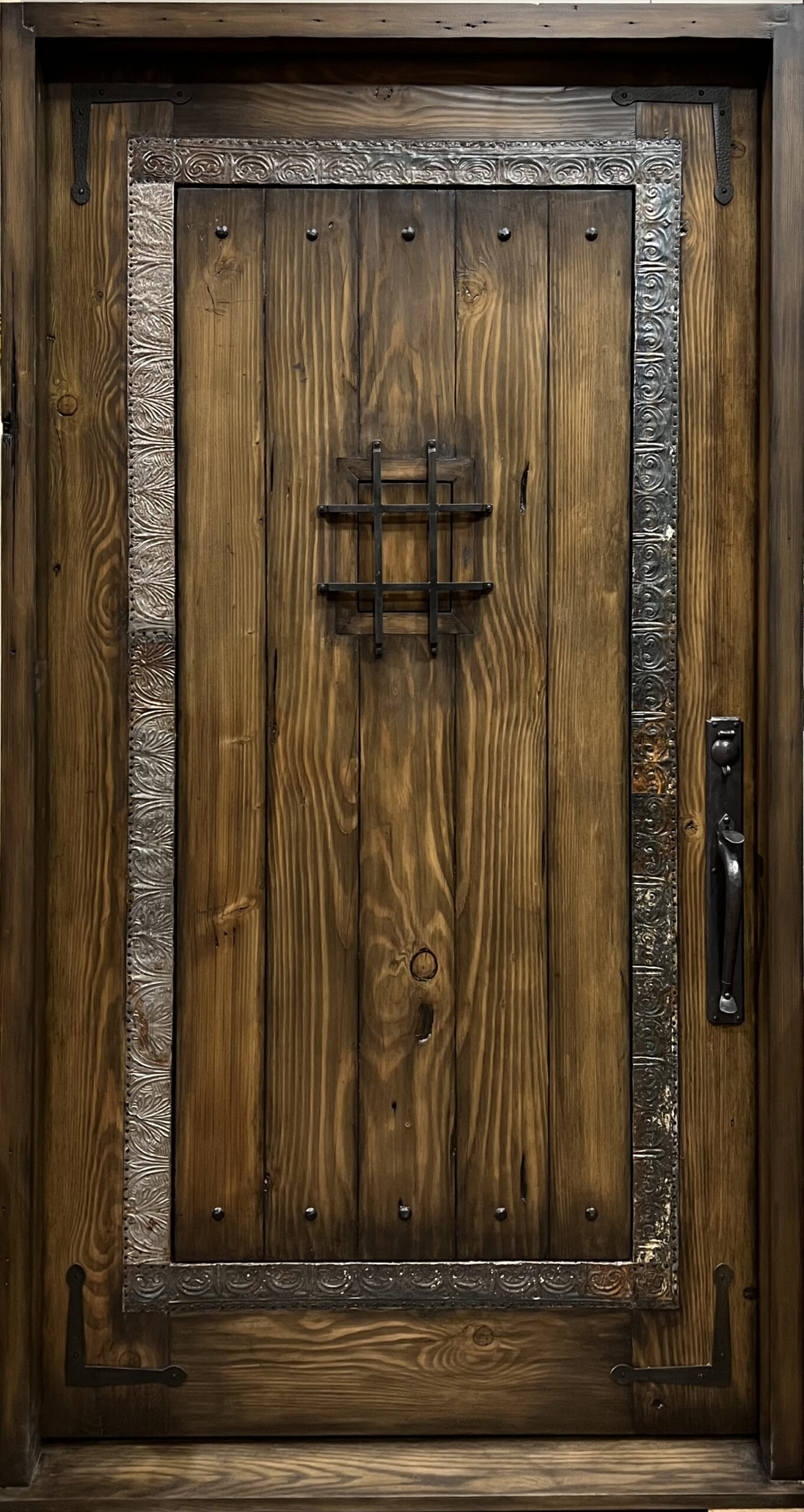 Front Entry with Tin Frame